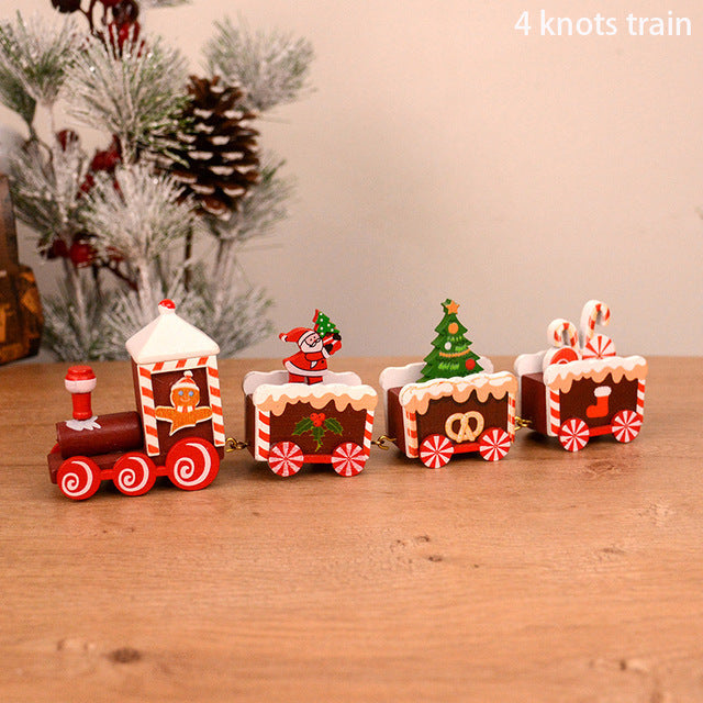 Christmas Train Wooden Ornament