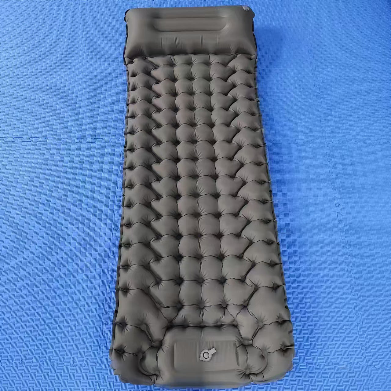 Inflatable Cushion Air Mattress – Lightweight, Portable, Orange, Camping & Car Use