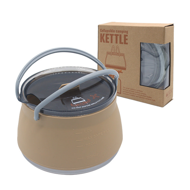 outdoor compressible folding pot