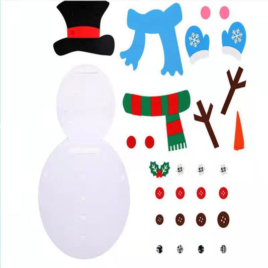 Felt Christmas Snowman Decoration
