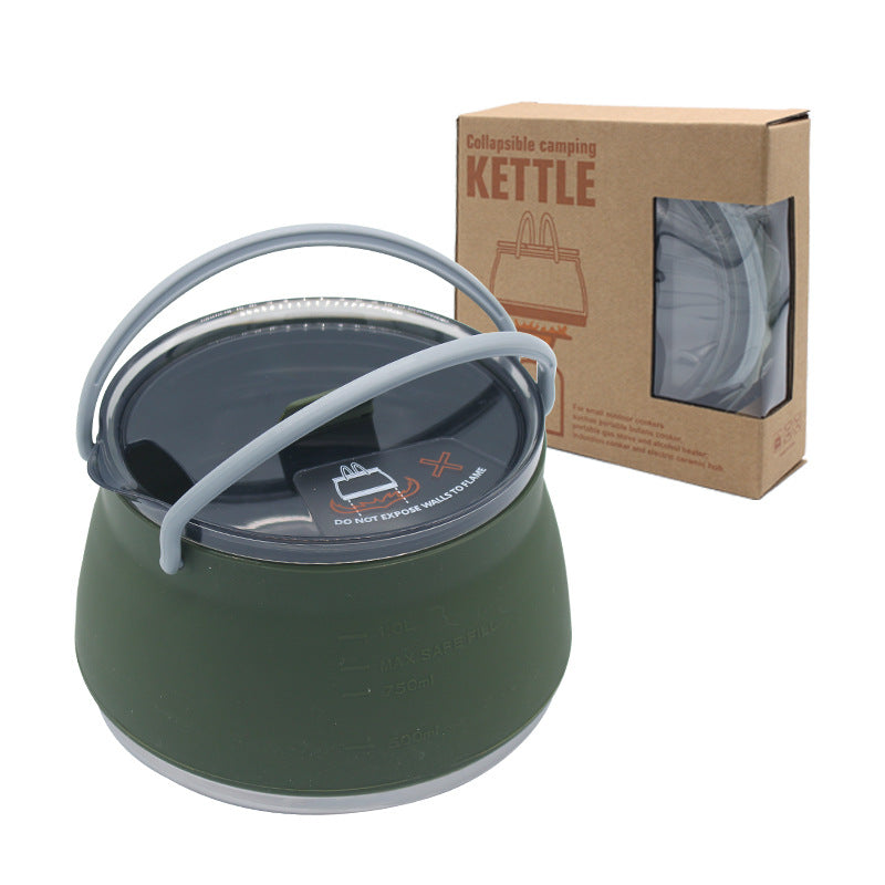 outdoor compressible folding pot