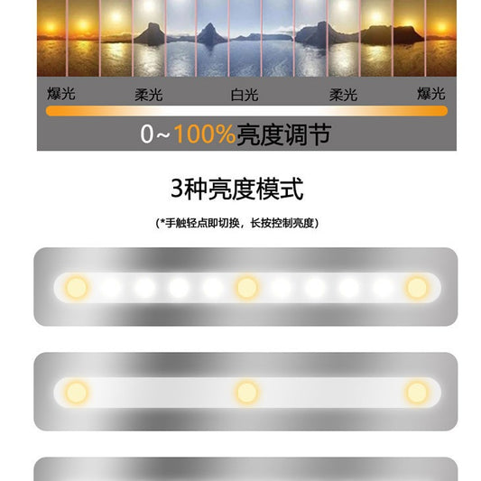 Car Makeup Mirror with LED Light