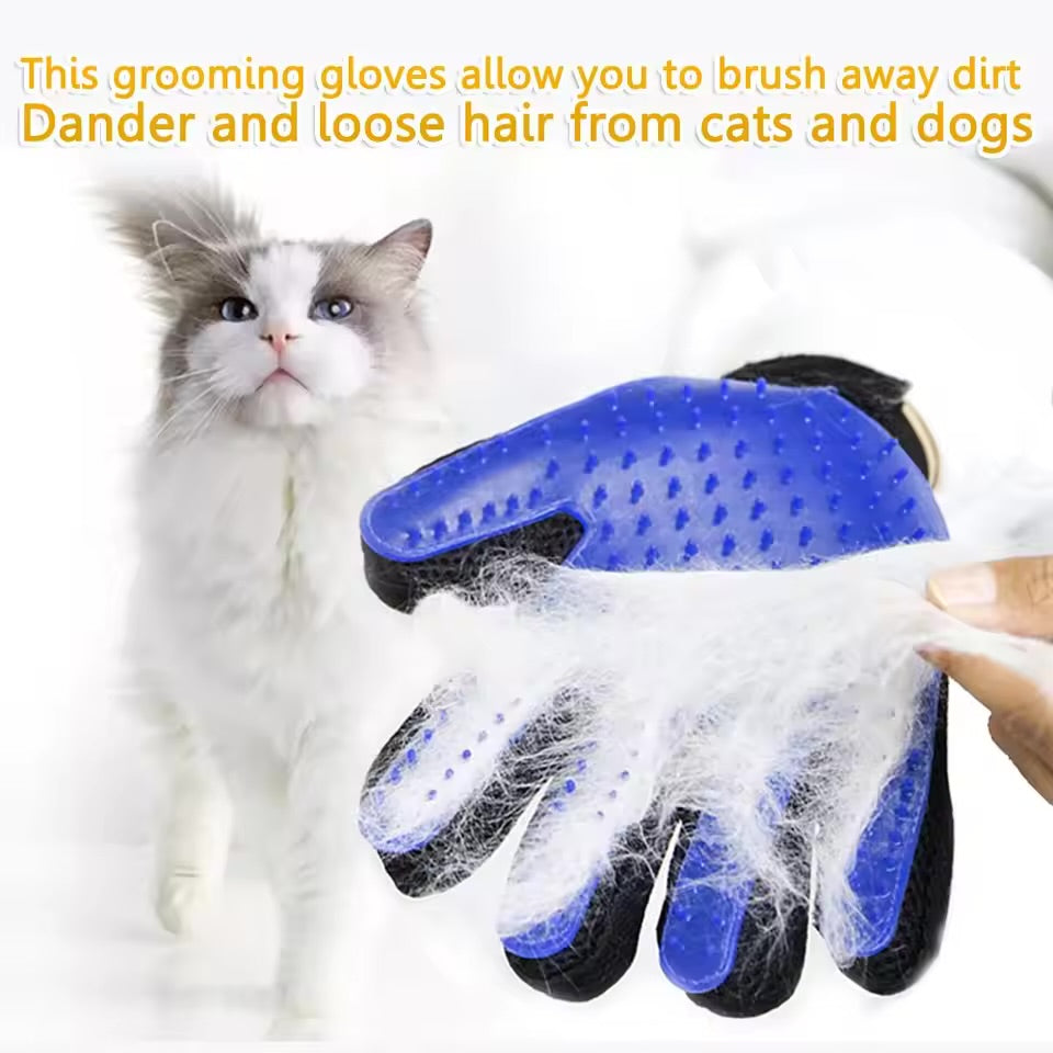 Silicone Pet Grooming & Deshedding Glove