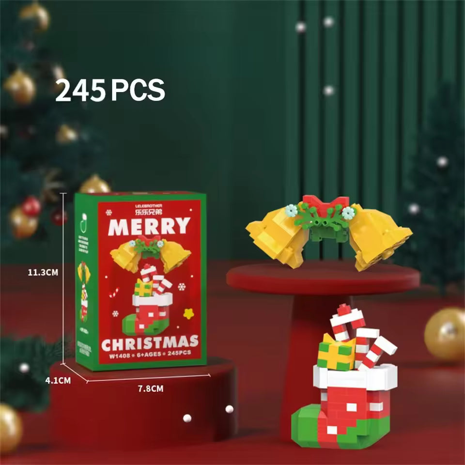 Mini Doll Pendant Building Block Set- Christmas season I