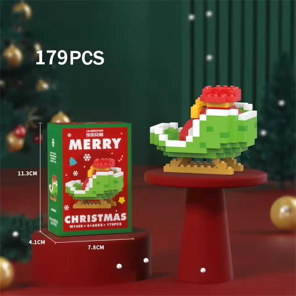 Mini Doll Pendant Building Block Set- Christmas season I