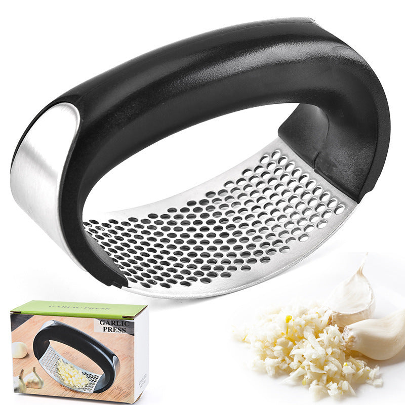 Premium Stainless Steel Garlic Peeler & Masher