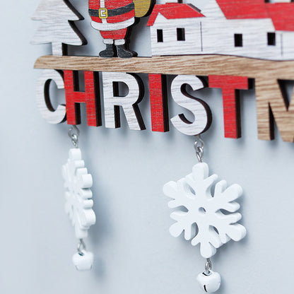 Creative Christmas Wooden Craft Door Hangings