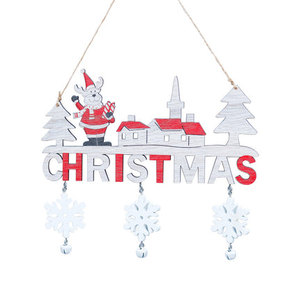 Creative Christmas Wooden Craft Door Hangings