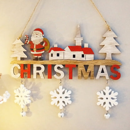 Creative Christmas Wooden Craft Door Hangings