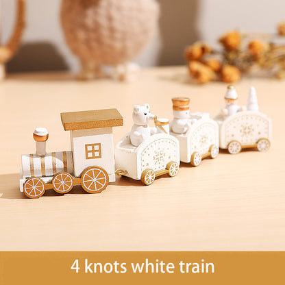 Christmas Train Wooden Ornament