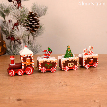 Christmas Train Wooden Ornament