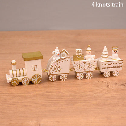 Christmas Train Wooden Ornament
