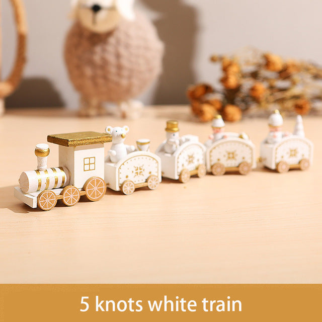 Christmas Train Wooden Ornament