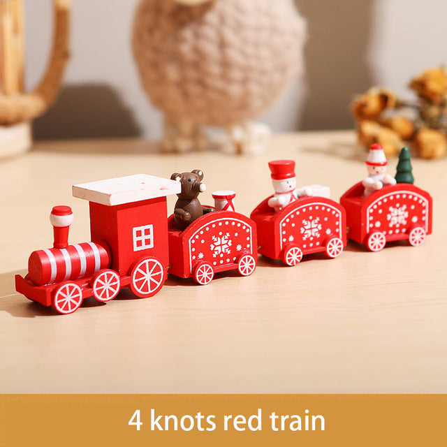 Christmas Train Wooden Ornament