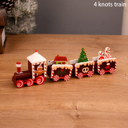 Christmas Train Wooden Ornament