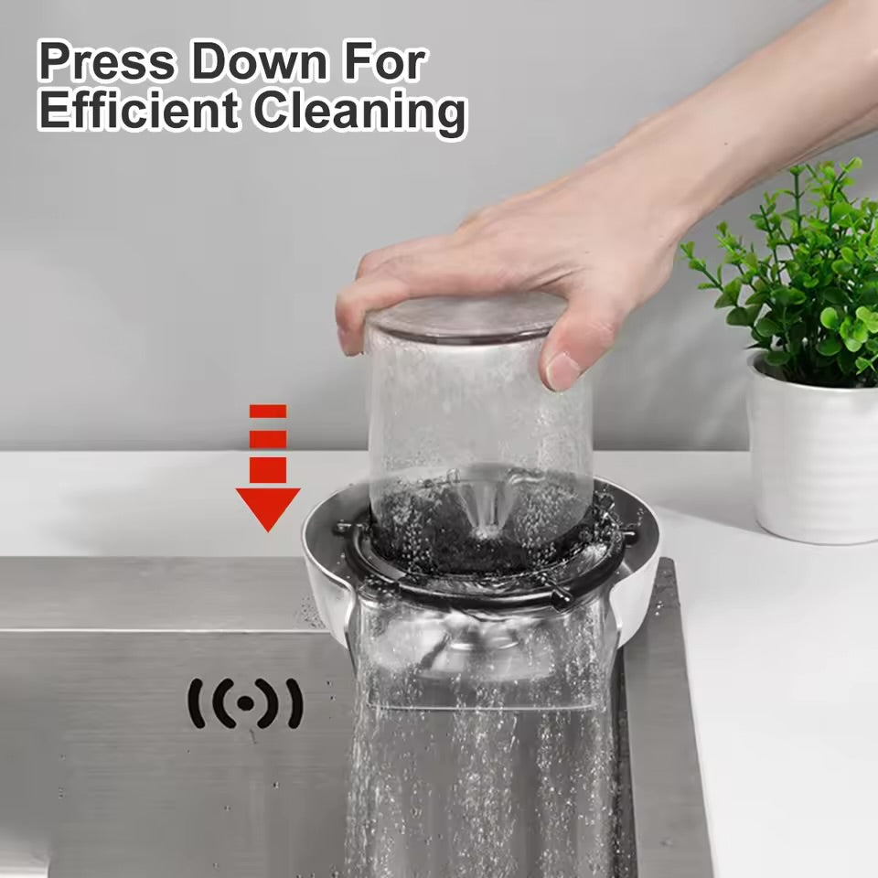 Household stainless steel cup washer