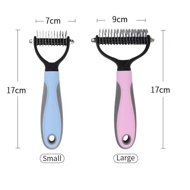 Pet Double-sided Stainless Steel Comb Brush