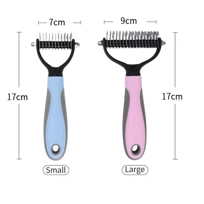 Pet Double-sided Stainless Steel Comb Brush