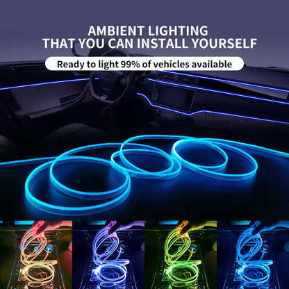 cold light guide car atmosphere light bar