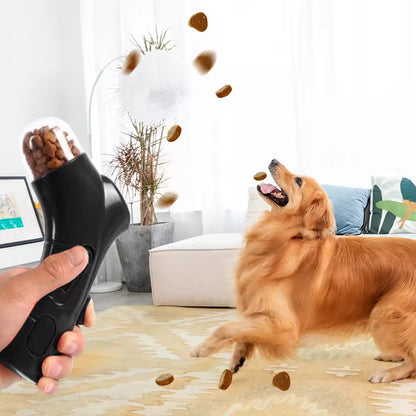 Portable Interactive Treat Dispenser Launcher Gun