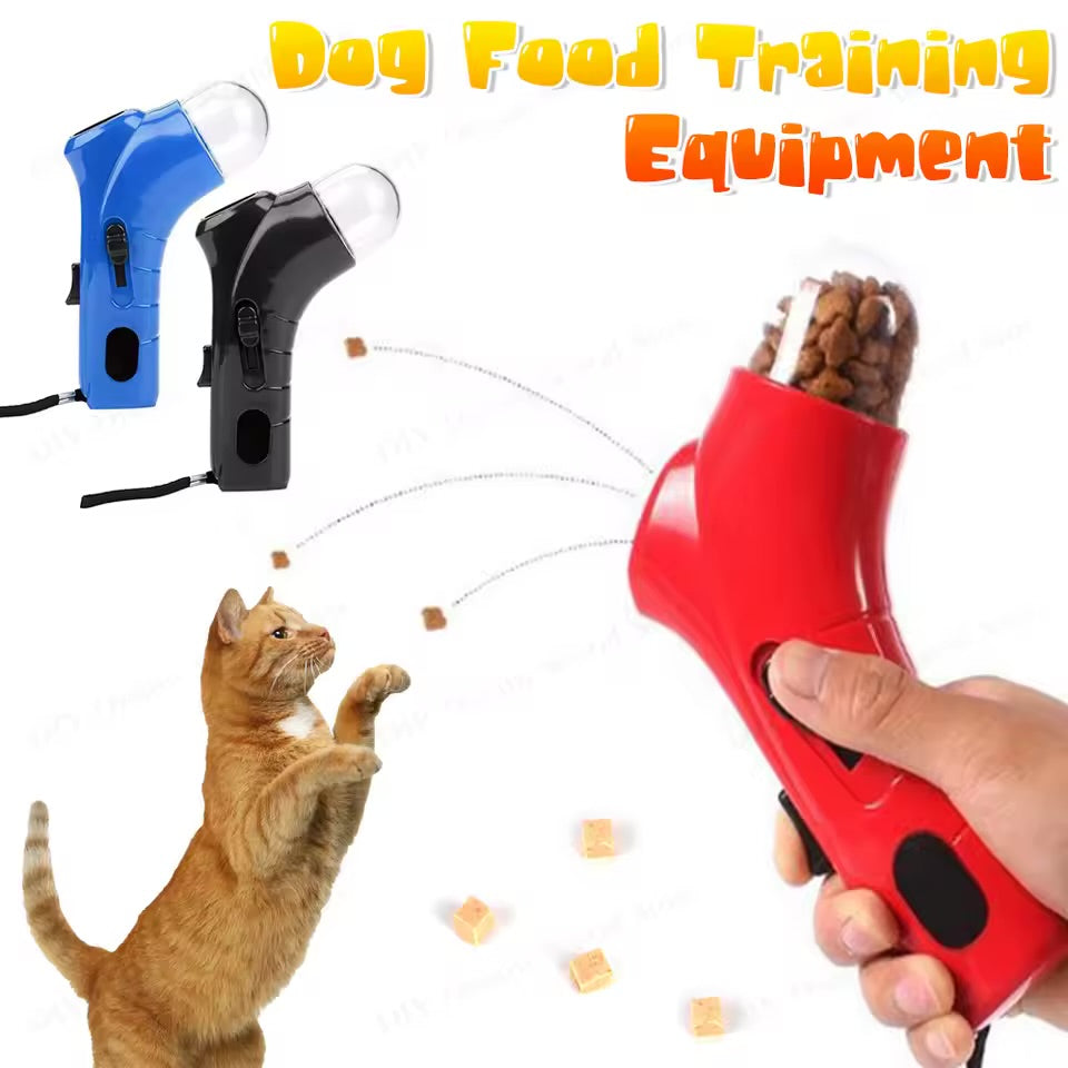 Portable Interactive Treat Dispenser Launcher Gun
