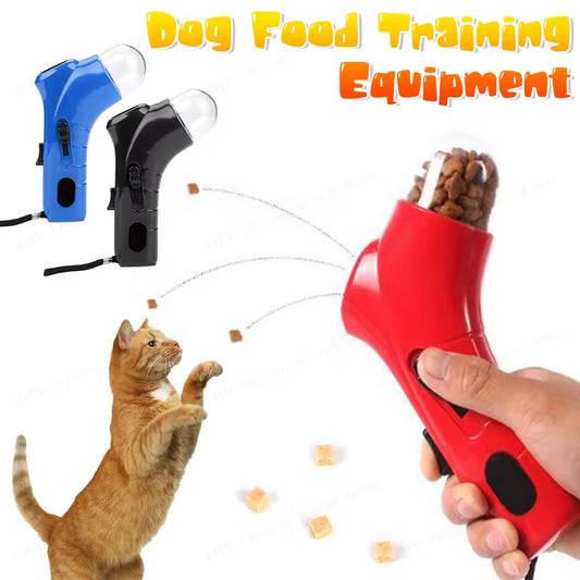Portable Interactive Treat Dispenser Launcher Gun