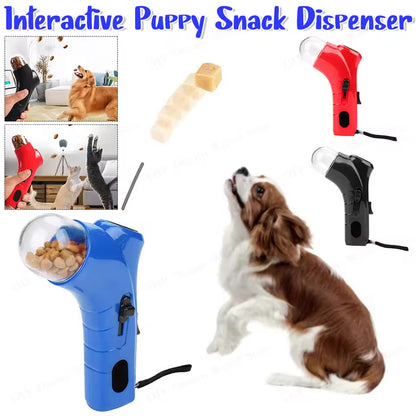Portable Interactive Treat Dispenser Launcher Gun