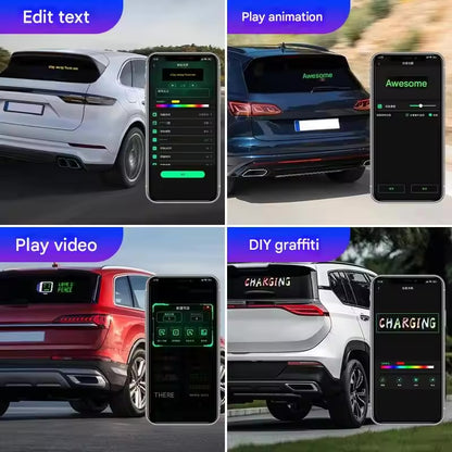 ultra-thin LED car screen