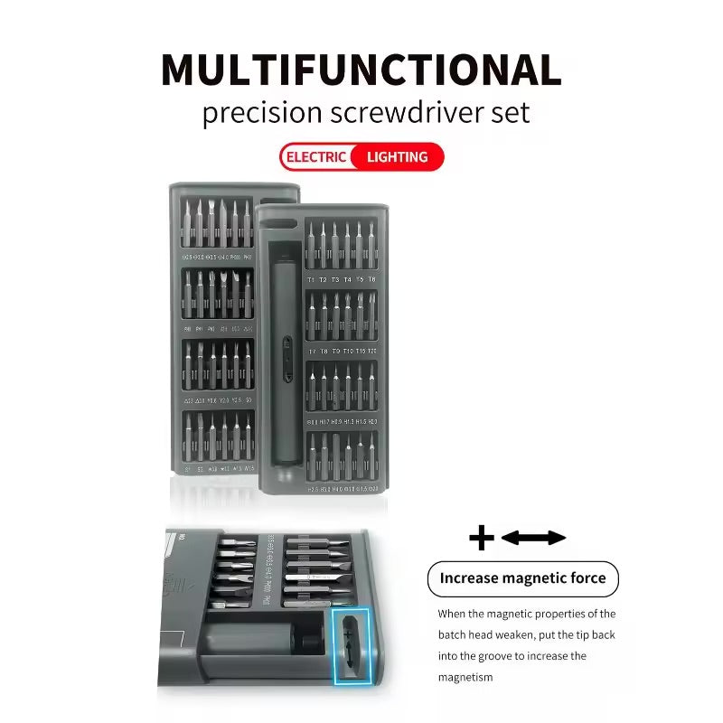 50 in 1 Rechargeable Electric Screwdriver Kit