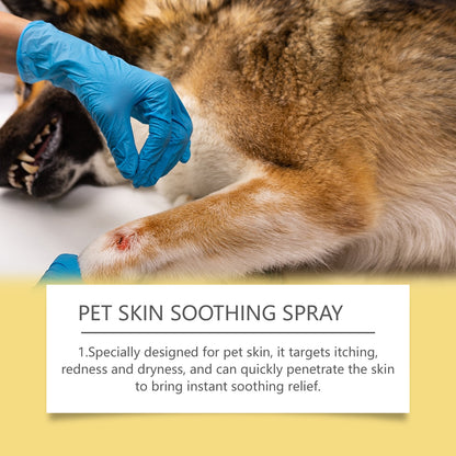 50ml Pet Skin Care Spray – Gentle Formula, Itch Relief & Soothing Comfort for Dogs and Cats