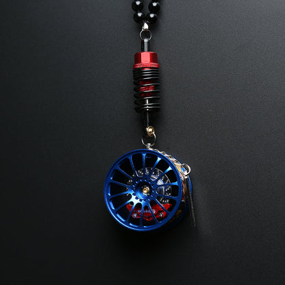 Cartoon Alloy Wheel Car Pendant