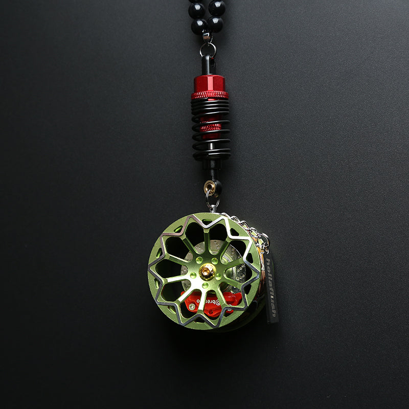 Cartoon Alloy Wheel Car Pendant