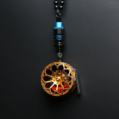 Cartoon Alloy Wheel Car Pendant