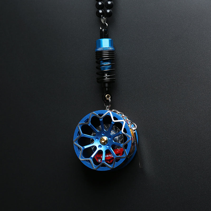 Cartoon Alloy Wheel Car Pendant
