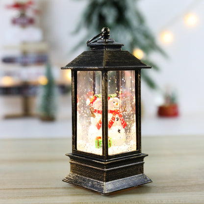 Christmas Lanterns: Crystal Santa Claus Lanterns