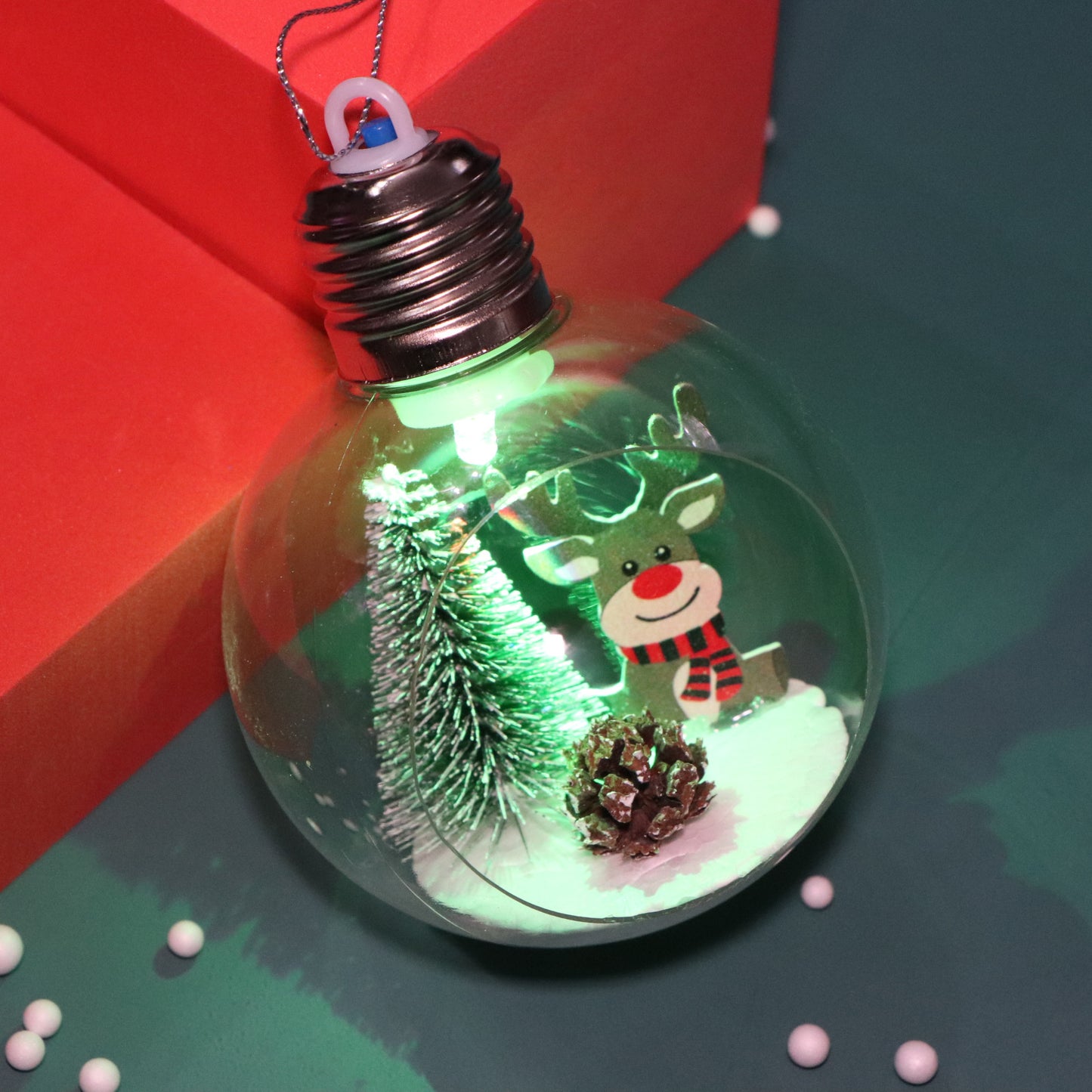 Christmas Lighted Ball Decoration