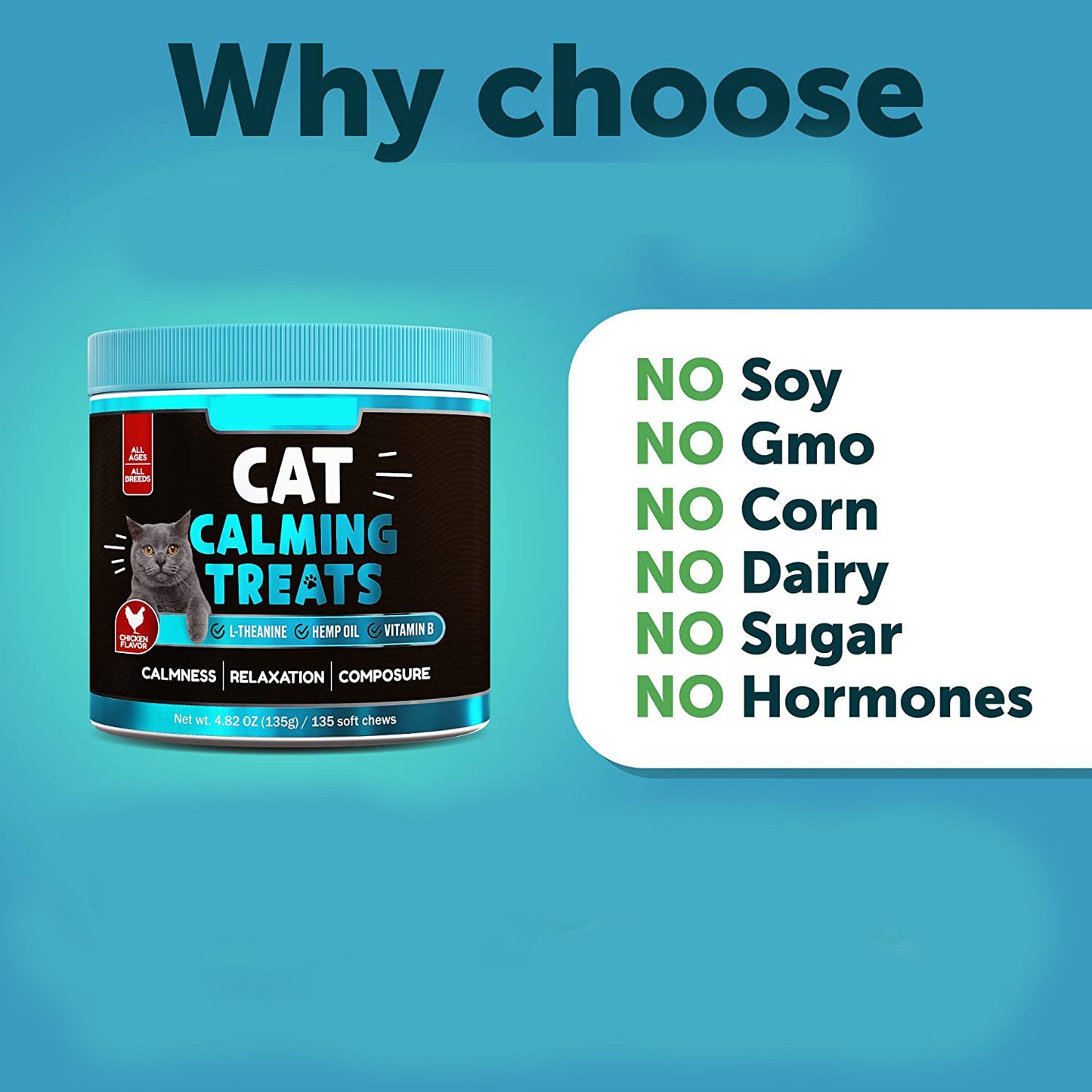 Calming Chews for cats Pet food