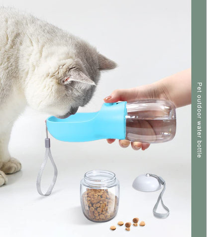New pet two-in-one Water Cup with Food Compartment