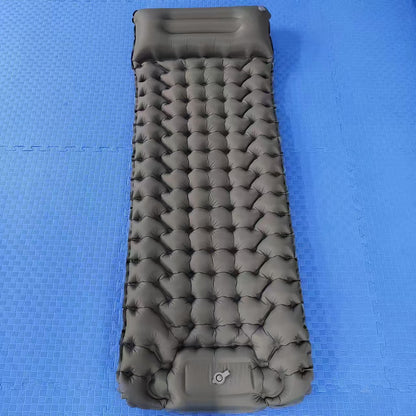 Inflatable Cushion Air Mattress – Lightweight, Portable, Orange, Camping & Car Use