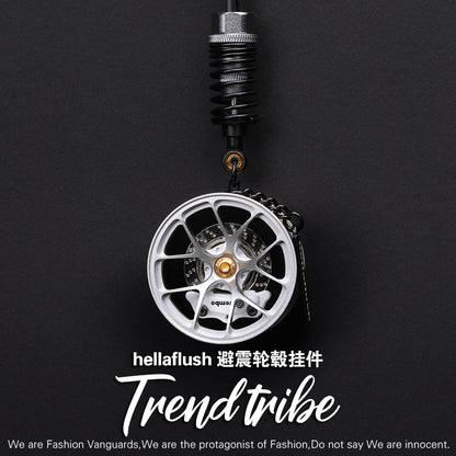 Cartoon Alloy Wheel Car Pendant