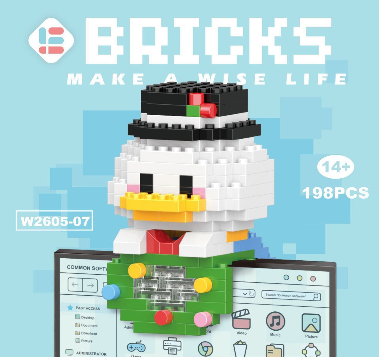 Mini Doll Pendant Building Block Set