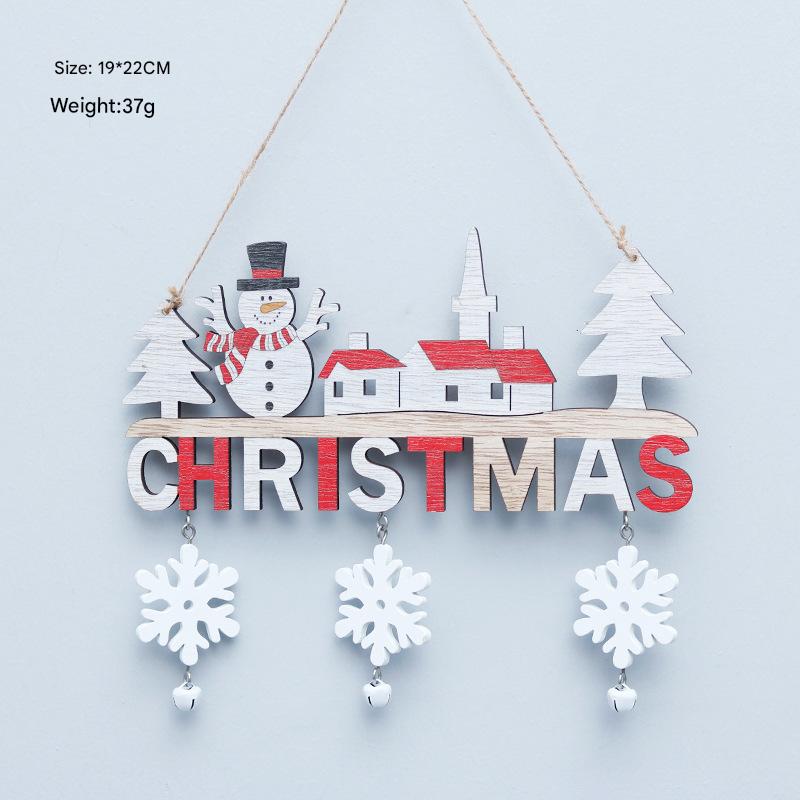 Creative Christmas Wooden Craft Door Hangings