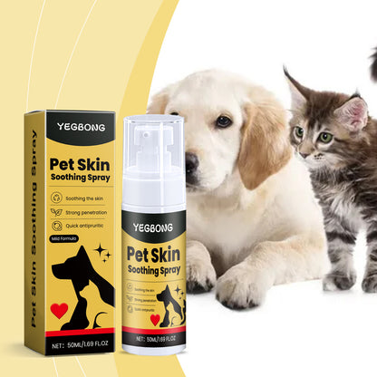 50ml Pet Skin Care Spray – Gentle Formula, Itch Relief & Soothing Comfort for Dogs and Cats