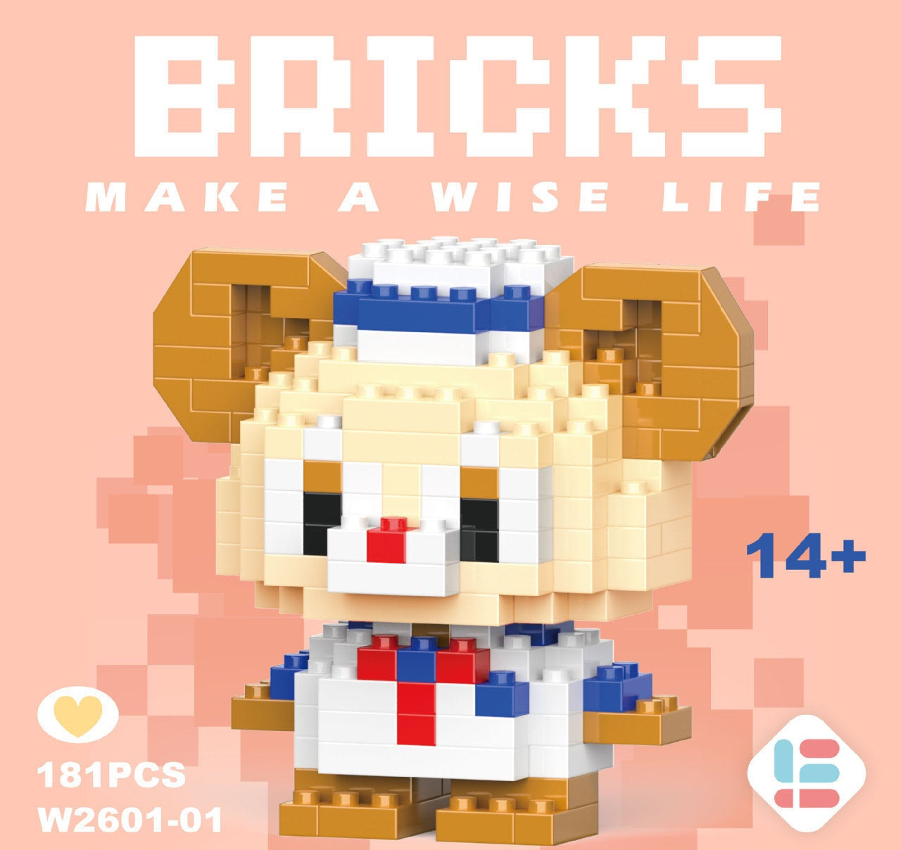 Mini Doll Pendant Building Block Set