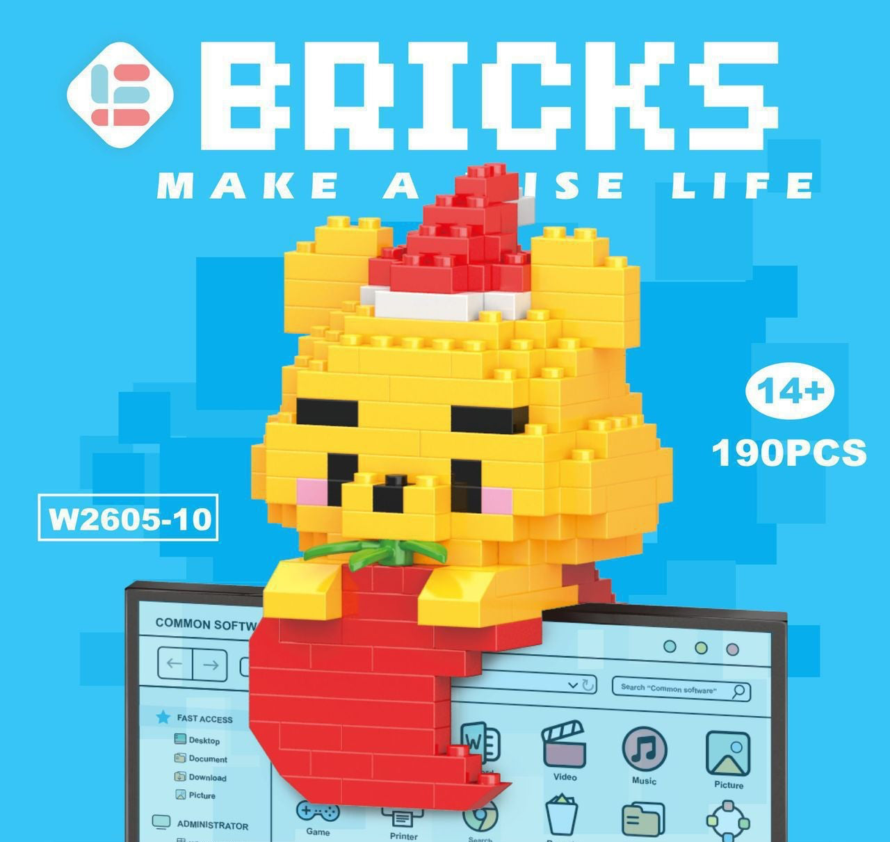 Mini Doll Pendant Building Block Set