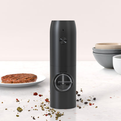 Electric Automatic Pepper & Salt Grinder with LED Light – Adjustable Coarseness