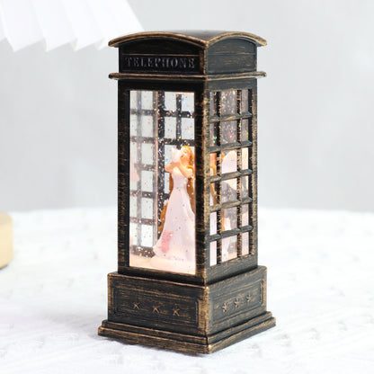 Christmas Lanterns: Crystal Santa Claus Lanterns