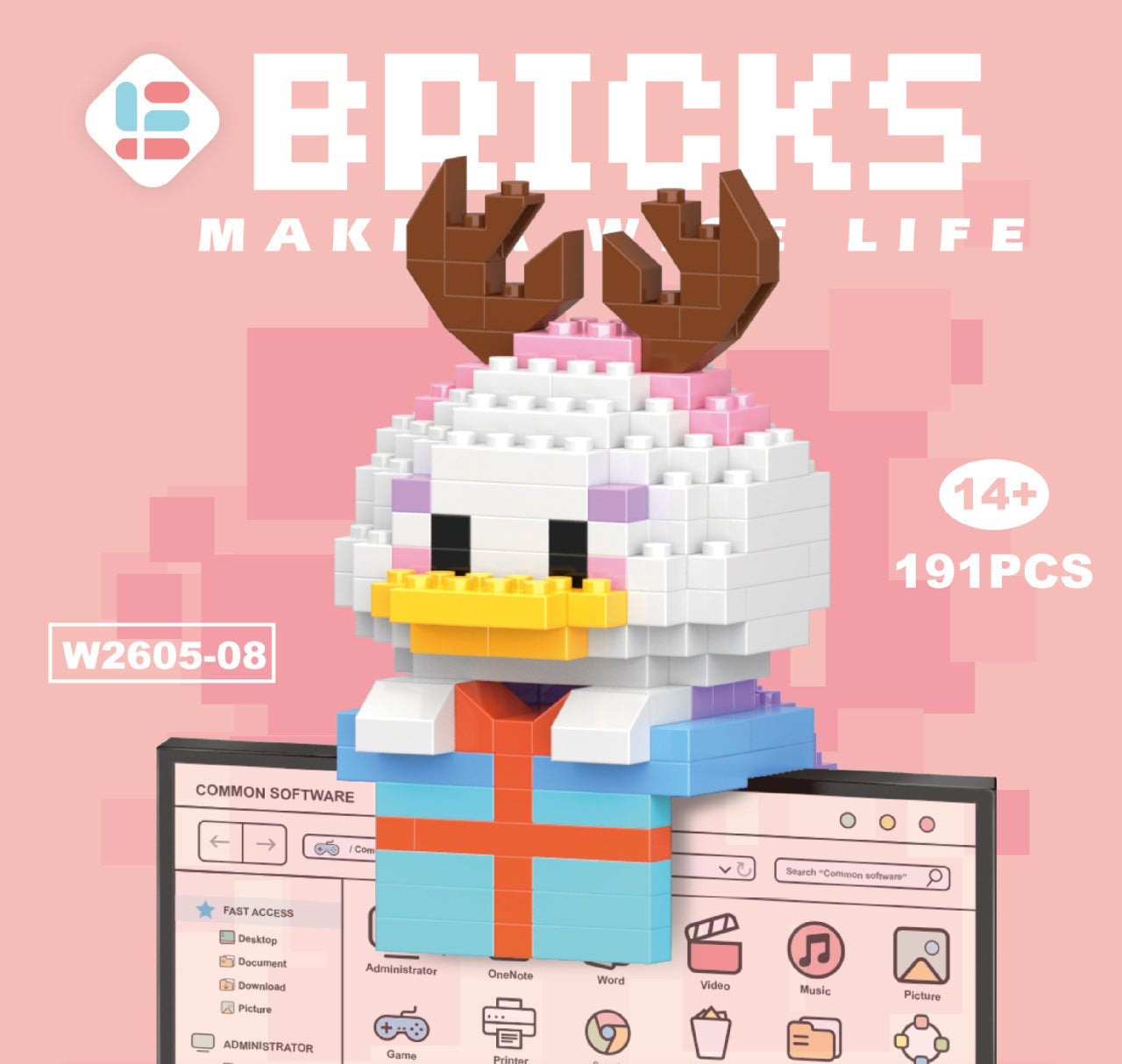 Mini Doll Pendant Building Block Set