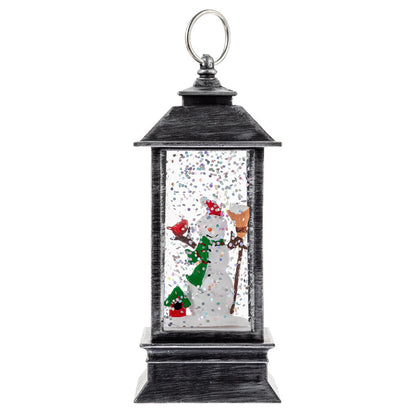 Christmas Lanterns: Crystal Santa Claus Lanterns