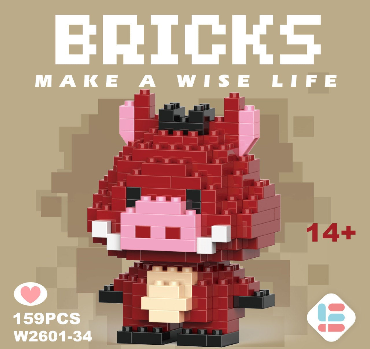 Mini Doll Pendant Building Block Set